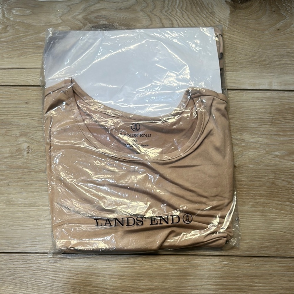 Lands' End Classic Beige Tee